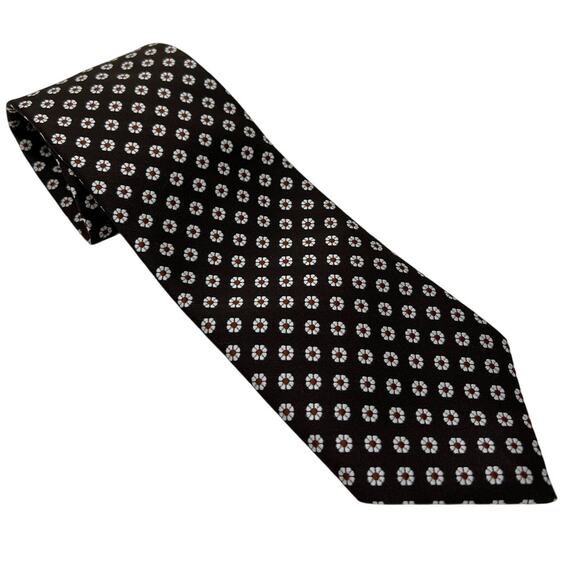 Shack's Vintage Daisy Retro Floral Print 60s or 70s Tie - Picture 1 of 3